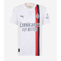 Camisa de Futebol AC Milan Christian Pulisic #11 Equipamento Secundário Mulheres 2023-24 Manga Curta